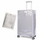 📢📢50% OFF !! ⏰Thickened Waterproof Clear Luggage Cover Wear Resistant Transparent Suitcase Protective Dust Cover