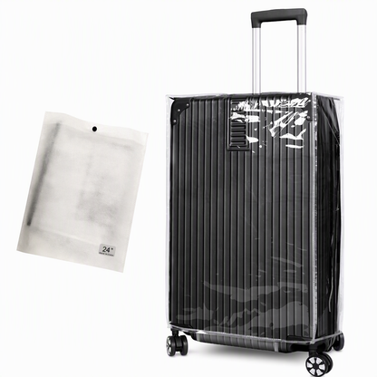 📢📢50% OFF !! ⏰Thickened Waterproof Clear Luggage Cover Wear Resistant Transparent Suitcase Protective Dust Cover
