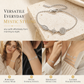 📢📢50% OFF !! ⏰Adjustable Stainless Steel Chain Charm Bracelet featuring Cross Pentagram and Witch Knot Pendants