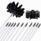 📢📢50% OFF !! ⏰Rotary Chimney and Dryer Duct Cleaning Brush Kit with Flexible Rods and Nylon Brush Head for Boiler and Pipe Cleaning