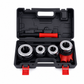📢📢40% OFF !! ⏰Manual Pipe Threading Tool Kit with Ratchet Handle and Die Heads