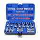 📢📢40% OFF !! ⏰9 Piece Flare Nut Socket Set Slotted Oxygen Sensor Wrench and Diesel Injector Line Socket Auto Repair Tool Kit with Storage Case
