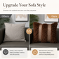 Nordic Soft Velvet Patchwork Throw Pillow Cover 45x45cm Square Plush Cushion Case for Sofa Living Room