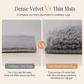 🧸 Soft Fluffy Velvet Rug: Dense Plush, Non-Shed, Cloud Comfort, for Living Room & Bedroom
